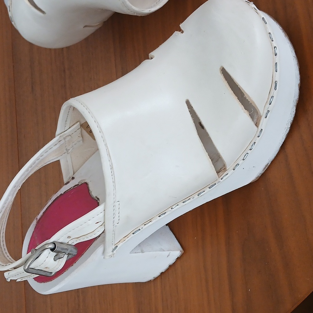 Swedish Hasbeens Baskemolla Slingback Clogs 36 - Picture 6 of 12